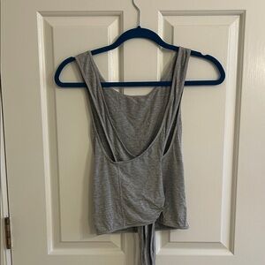 Lululemon Gray Tie Tank Women's Top